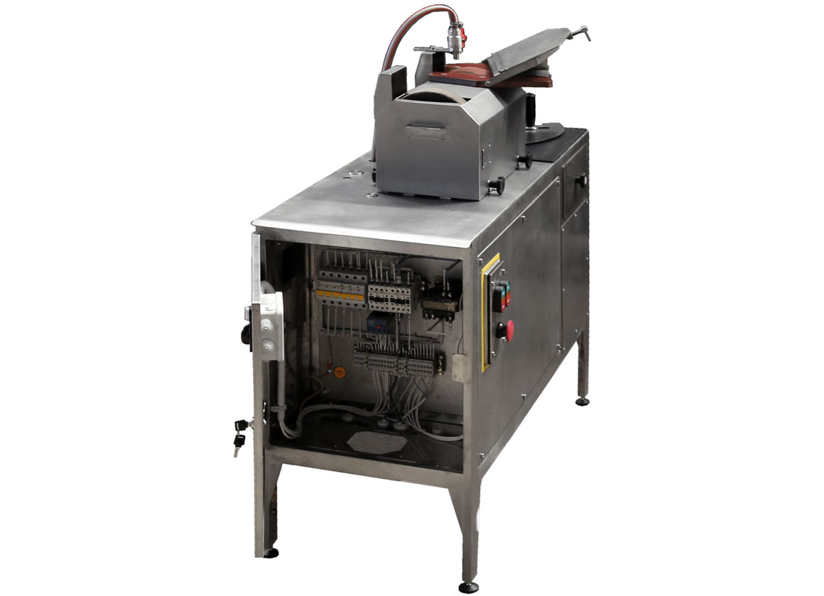 Электрошкаф в столе заточного станка